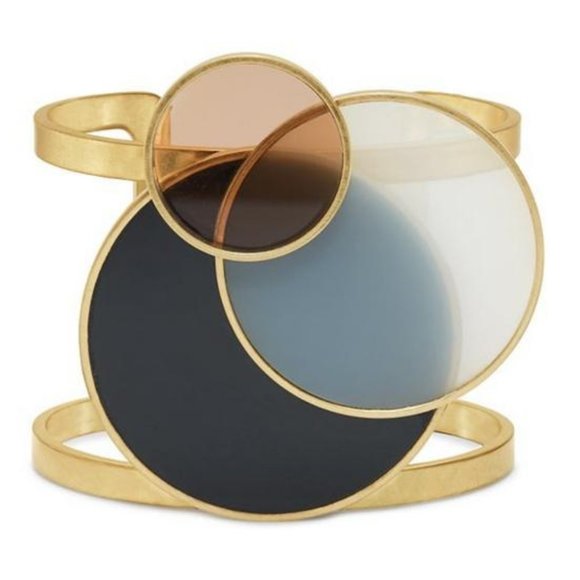 NEW Tory Burch Circle Cuff Bracelet - Picture 2 of 3